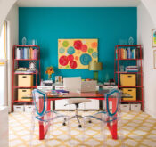 colorful office space
