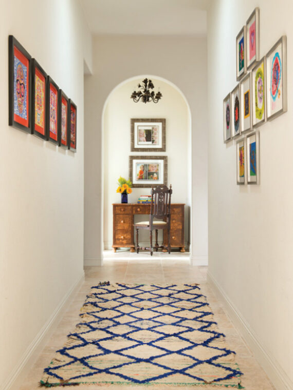 hallway with long entry
